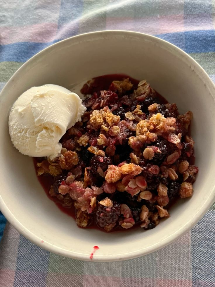 Mini Fruit Crumble